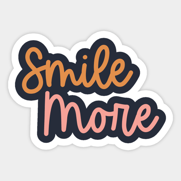 Smiles more Sticker by Artery Designs Co.